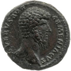 As - Lucius Verus LIBERAL AVG TR P V IMP II COS II S C, Liberalitas