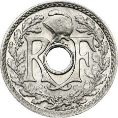 5 Centimes Lindauer aluminium trial, incomplete date