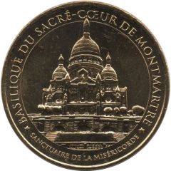 Monnaie de Paris Tourist Token - Basilique du Sacré coeur Sanctuaire de la Miséricorde