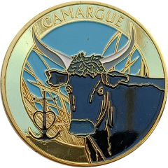 Jeton touristique - Souvenirs et Patrimoine - Camargue - Taureau 40mm