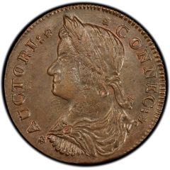 1/2 Penny - Copper `Draped Bust Left`