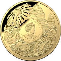 100 Dollars - Elizabeth II 6th Portrait - Great Barrier Reef, Domed