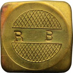 Token - Aloyse Anen Fils Luxembourg countermarked `R B`