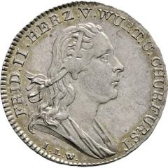 1 Ducat - Frederick II Silver pattern strike, Mint visit