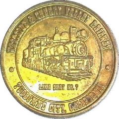 50 Cents - Westside and Cherry Valley Railway Tuolumne City, California