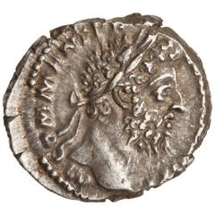 Denarius - Commodus MIN AVG P M TR P XVI COS VI, Minerva