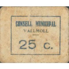 25 Céntimos Vallmoll