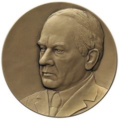 Diploma medal of the graduate of the medal workshop - Matvey Manizer