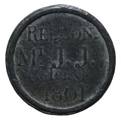 Communion Token - Colinsburgh United Relief Church Fife, Scotland
