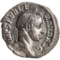 Denarius - Severus Alexander P M TR P VIII COS III P P, Mars