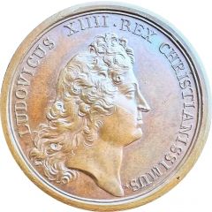 Medal - Reinstitution of the french navy - Louis XIIII