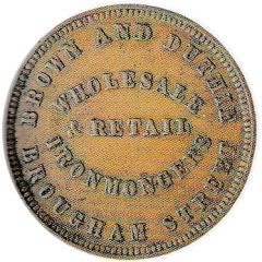 1 Penny - Brown and Duthie Taranaki, New Plymouth