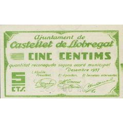 5 Céntimos Castellet de Llobregat