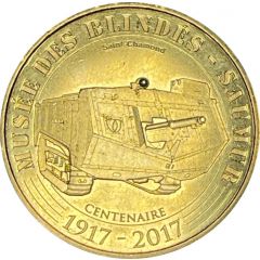 Jeton touristique - Monnaie de Paris - Saumur - Musée des blindés