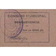 1 Peseta Benquerencia