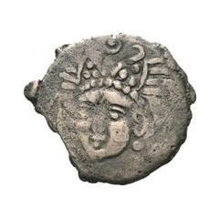 Unknown Æ - Chardmish Bust facing left, tamgha with double hook