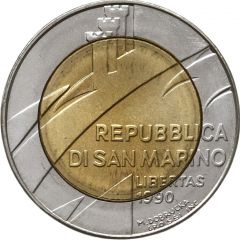 500 Lire The Republic and the World