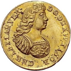 1/4 Ducat - Christian Ulrich von Bernstadt Death