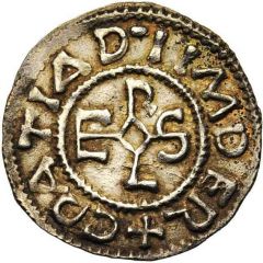 Denier - Charles II the Bald Tournai mint