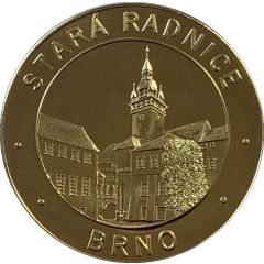 Medal - Česká Republika Pamětník Brno - Stará radnice