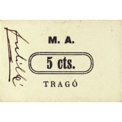 5 Céntimos Tragó de Noguera