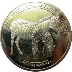 Jeton touristique - Fonderie Saint Luc - Lisieux - CERZA Parc des safaris Zèbre / Bison