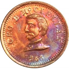 Civil War Token - Army and Navy George B. McClelland