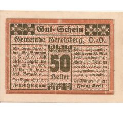 50 Heller Geretsberg