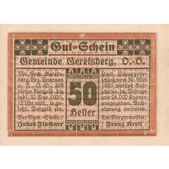 50 Heller Geretsberg