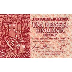 1.50 Pesetas Barcelona