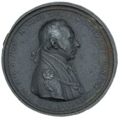 Medal - George III Matthew Wood, white metal