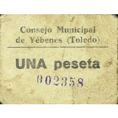 1 Peseta Yébenes
