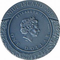 1 Dollar - Elizabeth II Meteorite Crater Pingualuit