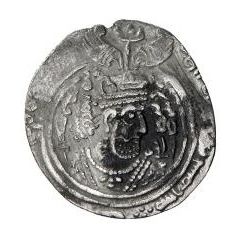 Drachm - Qatan b. `Udayy Arab-Sasanian
