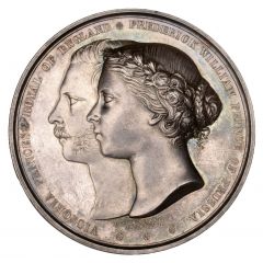 Medal - Victoria Royal Wedding, Hunt & Roskell, silver