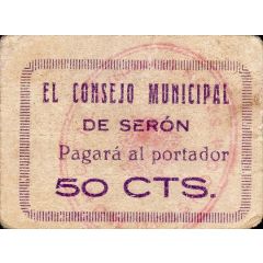 50 Céntimos Serón