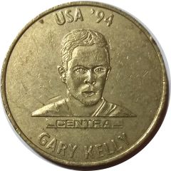 Token - Centra Commemorative Coin Collection USA `94 - Gary Kelly