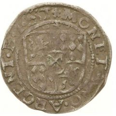 3 Kreuzer / Stiver - In name of Matthias 1 shield