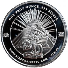 1 Ounce Silver First Majestic - Mayan - non-dated
