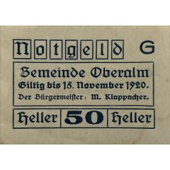 50 heller Oberalm
