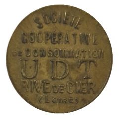 5 Centimes - Société Coopérative de consommation UDT Rive-de-Gier