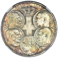 30 Drachmai - Paul I Royal Dynasty, Pattern