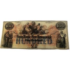 100 Dollar State Bank at New Brunswick - New Jersey