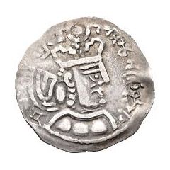 1 Drachm - Toghshada Bukhar Khudat, Samarqand, two countermarks