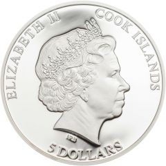 5 Dollars - Elizabeth II Scarlet Macaw