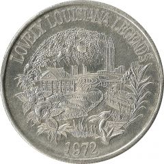 Mardi Gras Token - Krewe of Iris Lovely Louisiana Legends, New Orleans, Louisiana