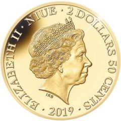 2 Dollars 50 Cents - Elizabeth II Vitruvian Man