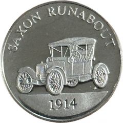 Franklin Mint - Collection of Antique Car Coins - Series 3 Saxon Runabout