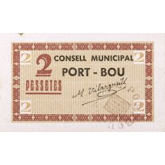 2 Pesetas Portbou