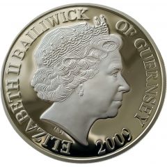 5 Pounds - Elizabeth II Golden Hind, Silver Proof